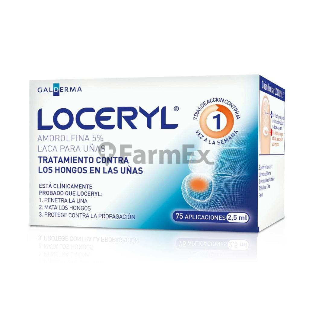 Loceryl Laca x 2,5 mL. Farmex-Yapp-Seguro-Guia-Boleta