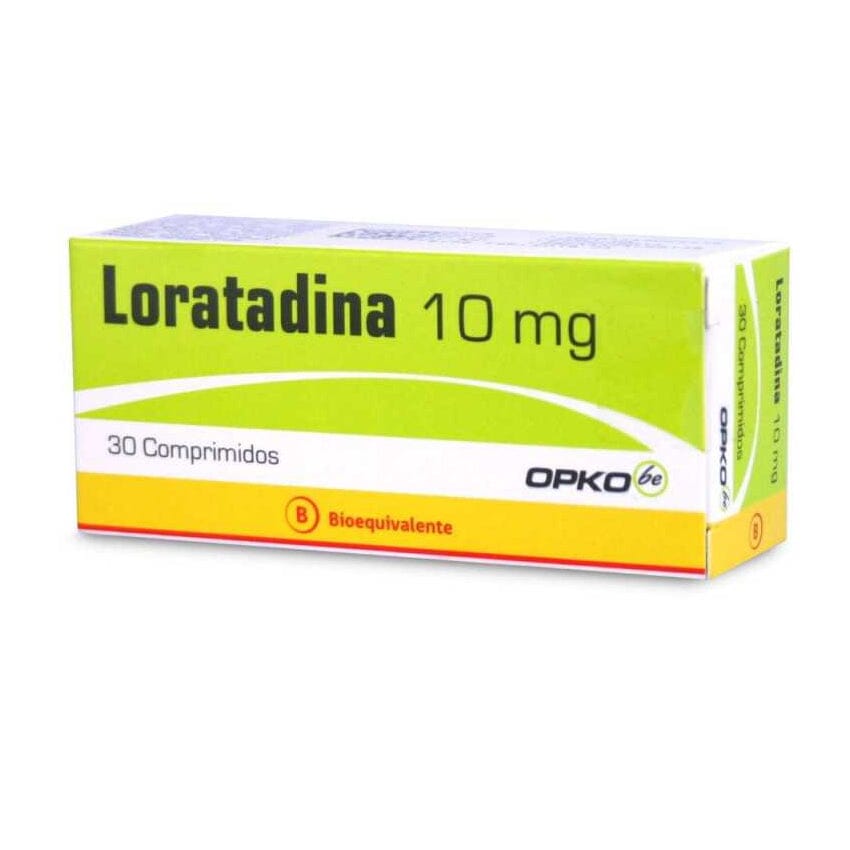 Loratadina 10 mg x 30 comprimidos Opko