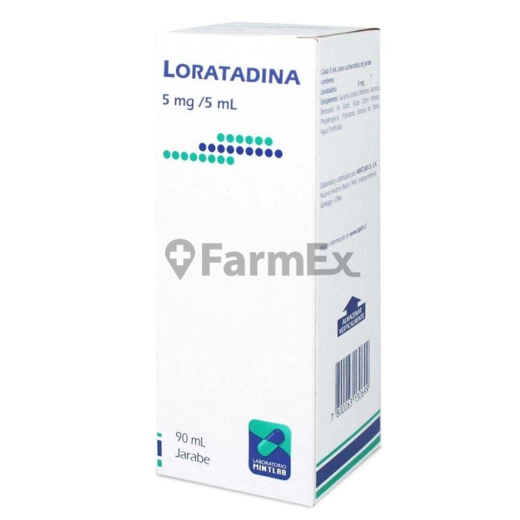 Loratadina Jarabe 5 mg / 5 mL x 90 mL Farmex-MiaHealth-Persistente