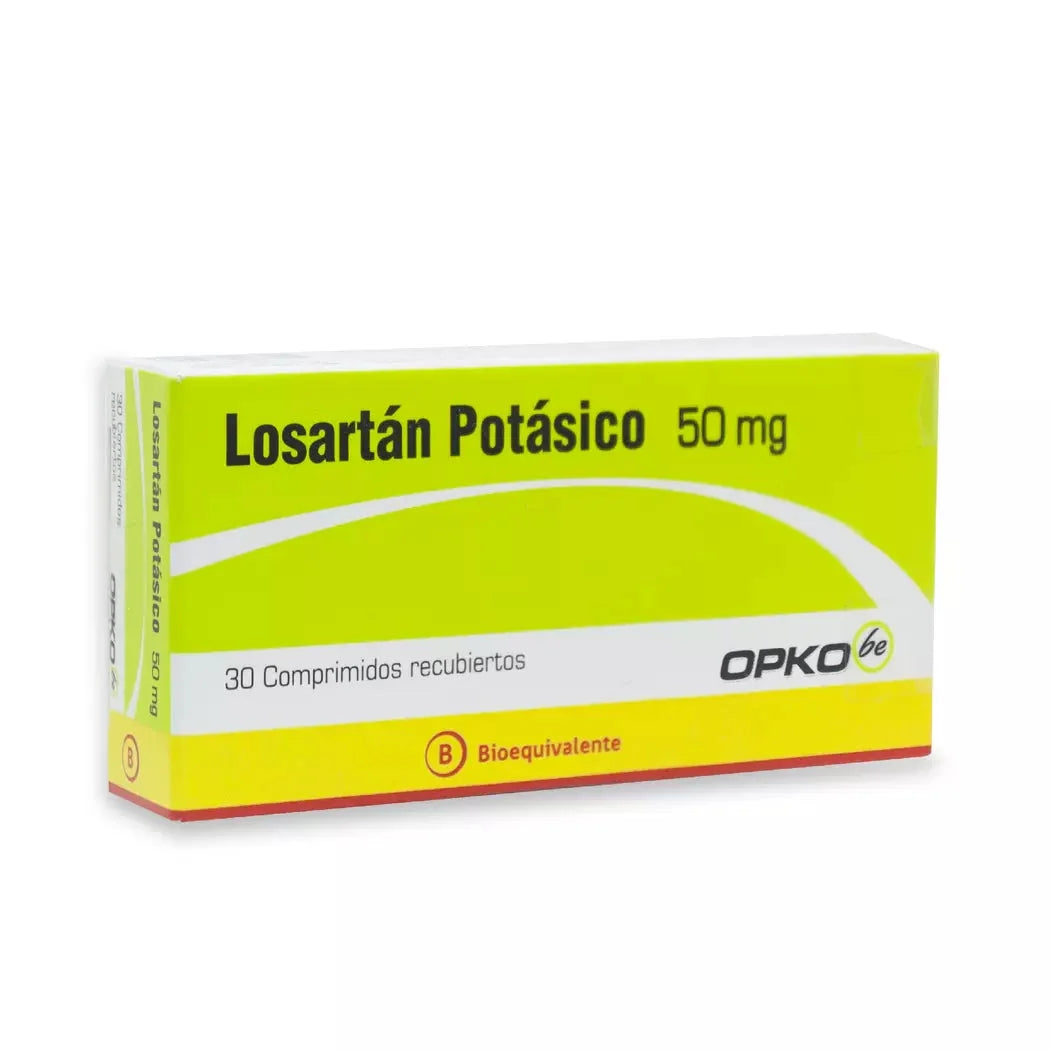 Losartan Potásico 50 mg x 30 Comprimidos "Ley Cenabast".