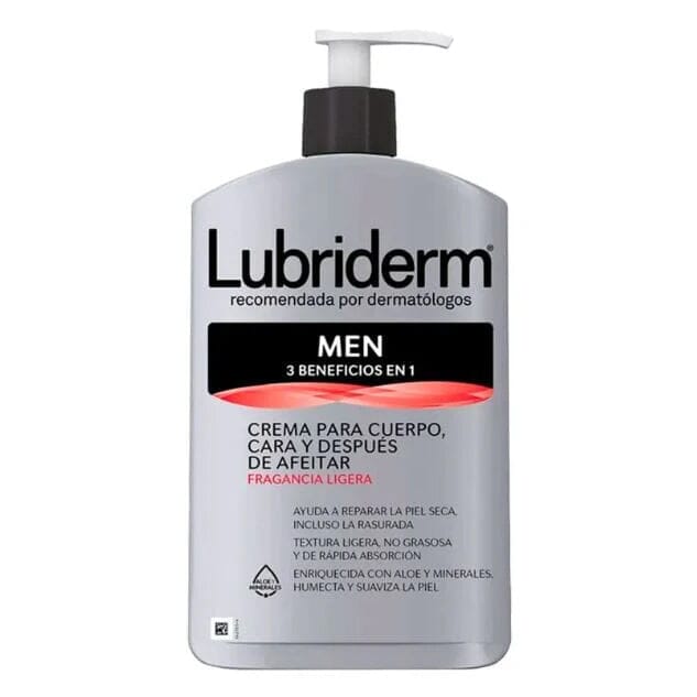 Lubriderm Men Crema 3 en 1 X 400 ML.