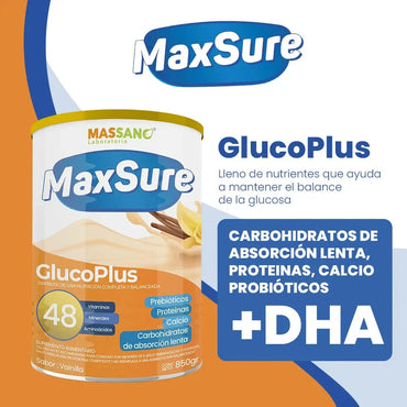MAX SURE "GLUCO PLUS" 850 g Farmex-Pluxee-Persistente