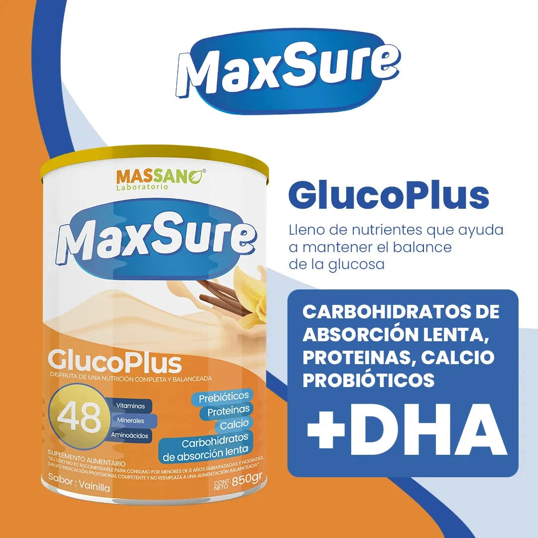 MAX SURE "GLUCO PLUS" 850 g Massano