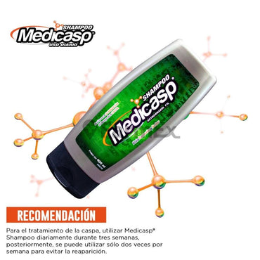 Medicasp, pack 2 Shampoo Farmex-Fonasa-Persistente