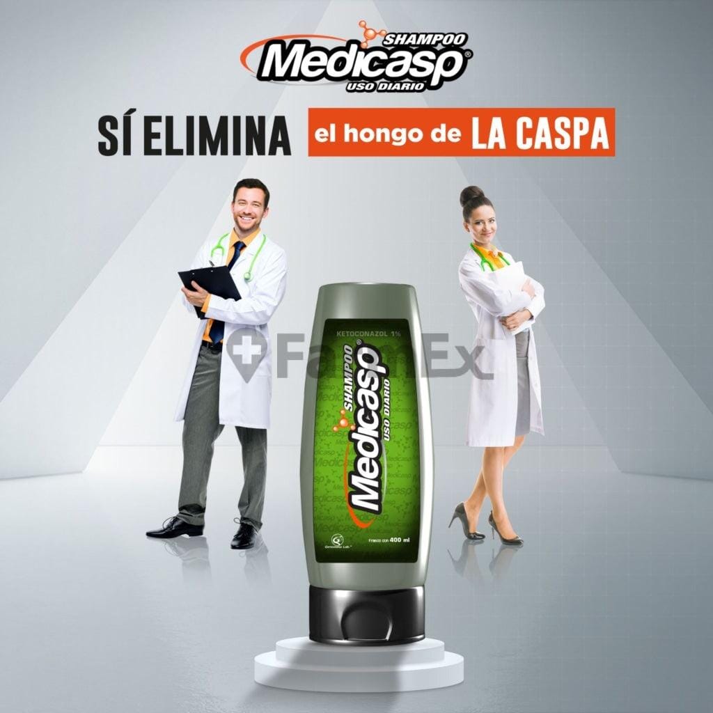 Medicasp, pack 2 Shampoo Farmex-Pluxee-Persistente