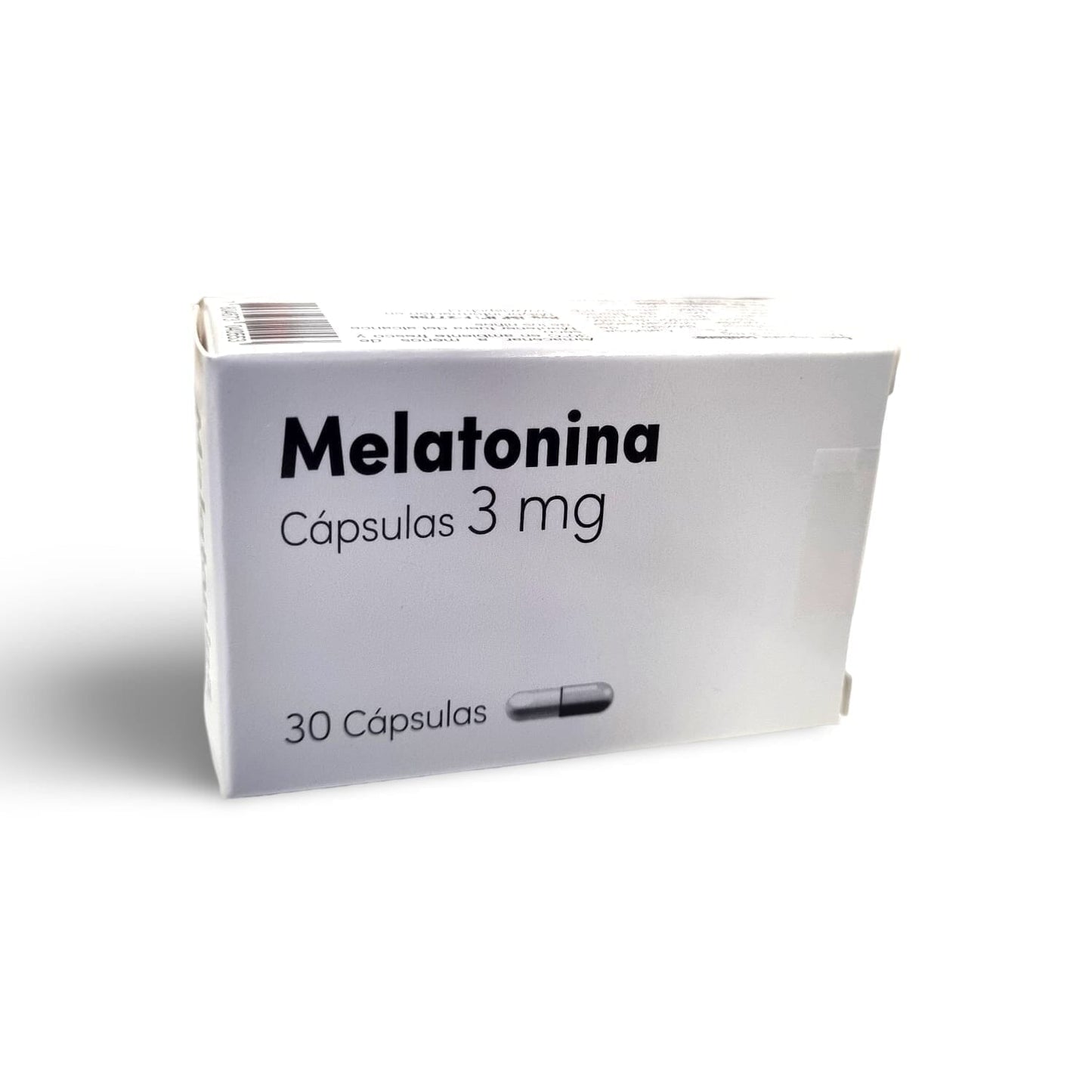 Melatonina 3 mg x 30 Cápsulas "Ley Cenabast". Farmex-Yapp-Programa-Boleta