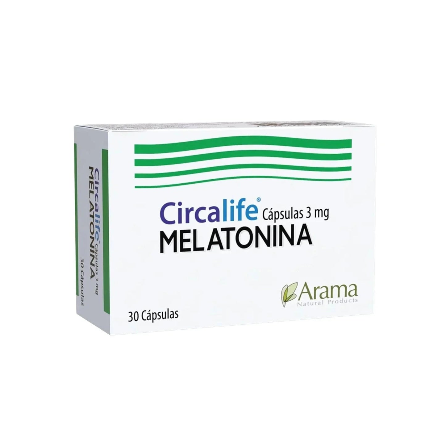 Melatonina Circalife 3 mg x 30 cápsulas. Farmex-Fonasa