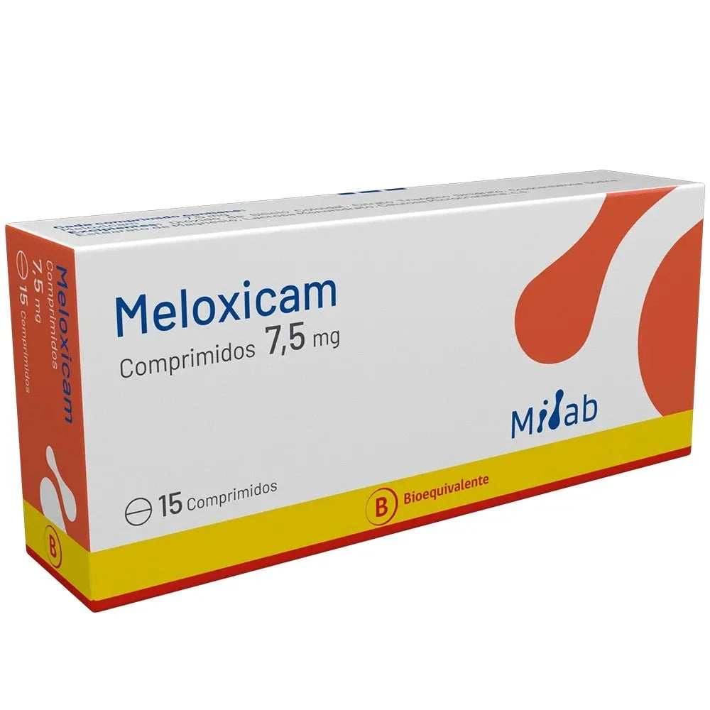 Meloxicam 7.5 mg x 15 comprimidos.