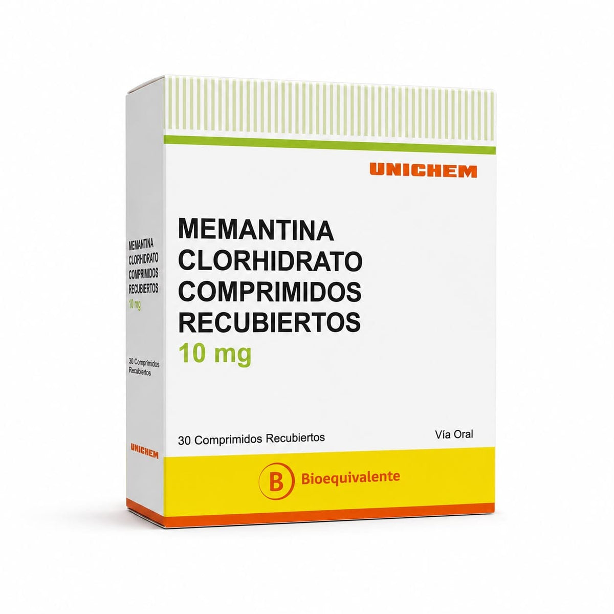 Memantina Clorhidrato 10 mg x 30 Comprimidos Recubiertos "Ley Cenabast".
