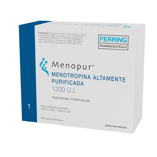 Menopur 1200UI X 1 ampolla subcutánea intramuscular FERRING