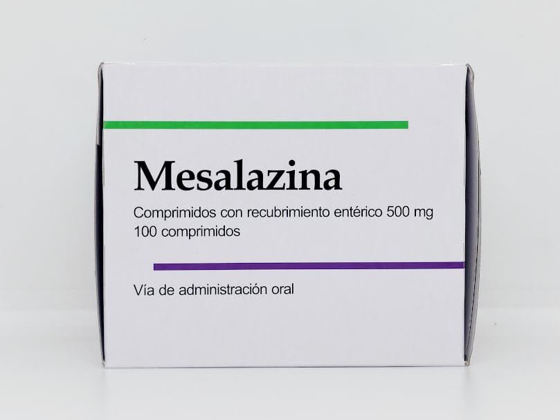Mesalazina 500 mg x 100 comprimidos.