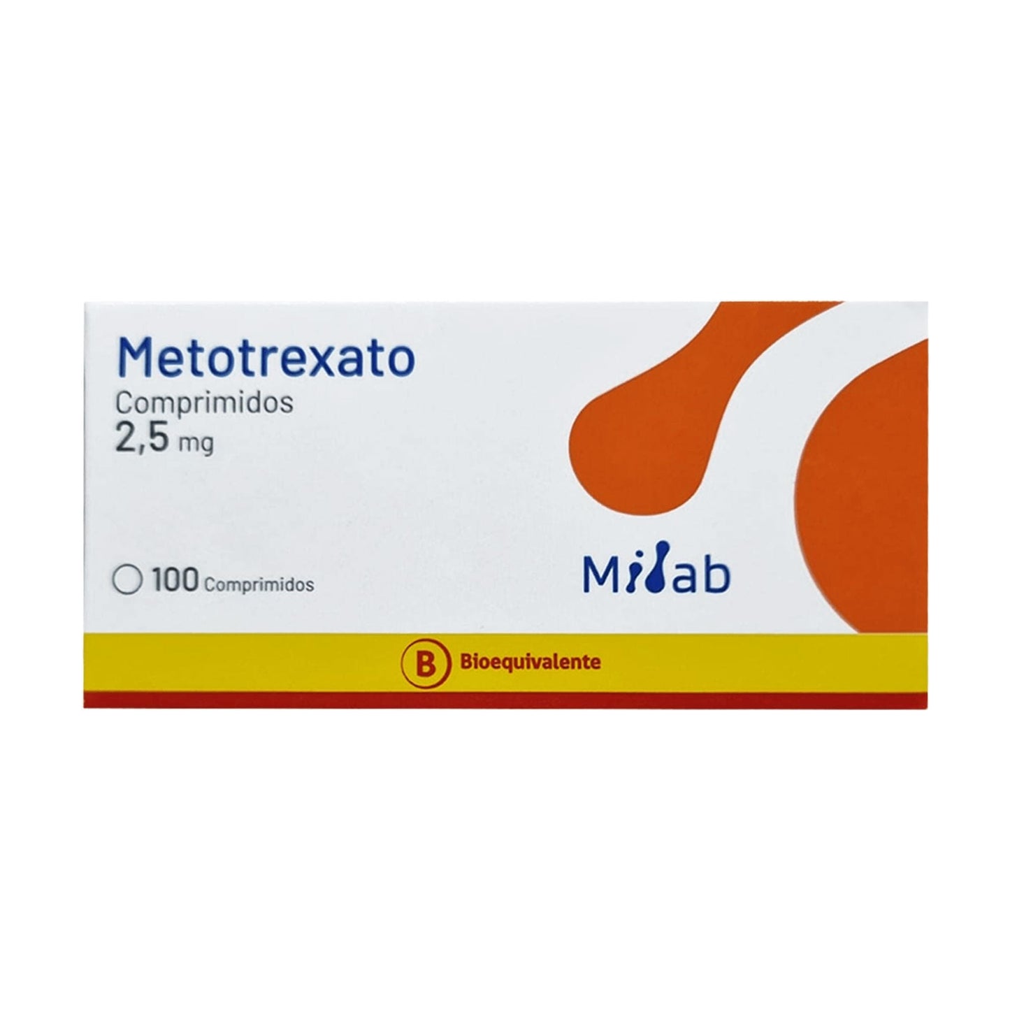 Metotrexato 2,5 mg x 100 comprimidos Farmex-Pluxee-Persistente