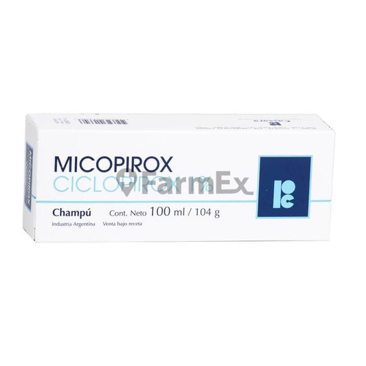 Micopirox Shampoo 1 % x 100 mL / 104 g Farmex-VidaTres-Persistente