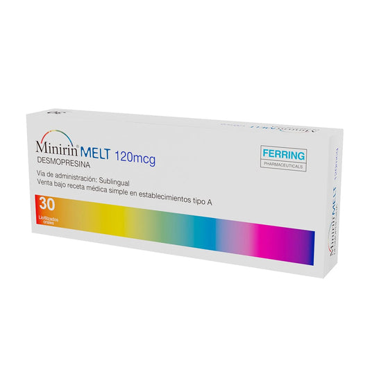 Minirin Melt 120mcg X 30 comprimidos sublinguales FERRING