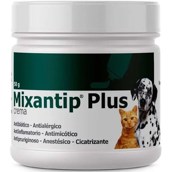 Mixantip® Plus Crema 50 g Antibiótico para Perros y Gatos Drag Pharma