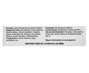 Modumiq 5% crema tópica x 3 g RAFFO