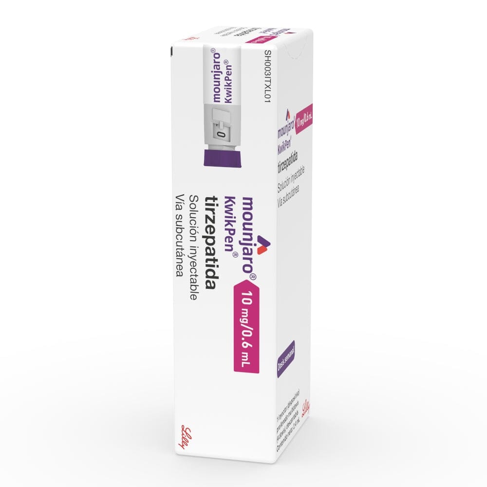 Mounjaro Tirzepatida 10 mg/0.6ml Inyectable 1 Dispositivo + agujas ELI-LILLY