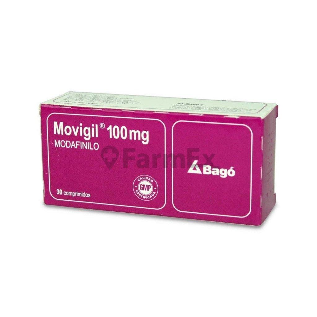 Movigil 100 mg x 30 comprimidos.