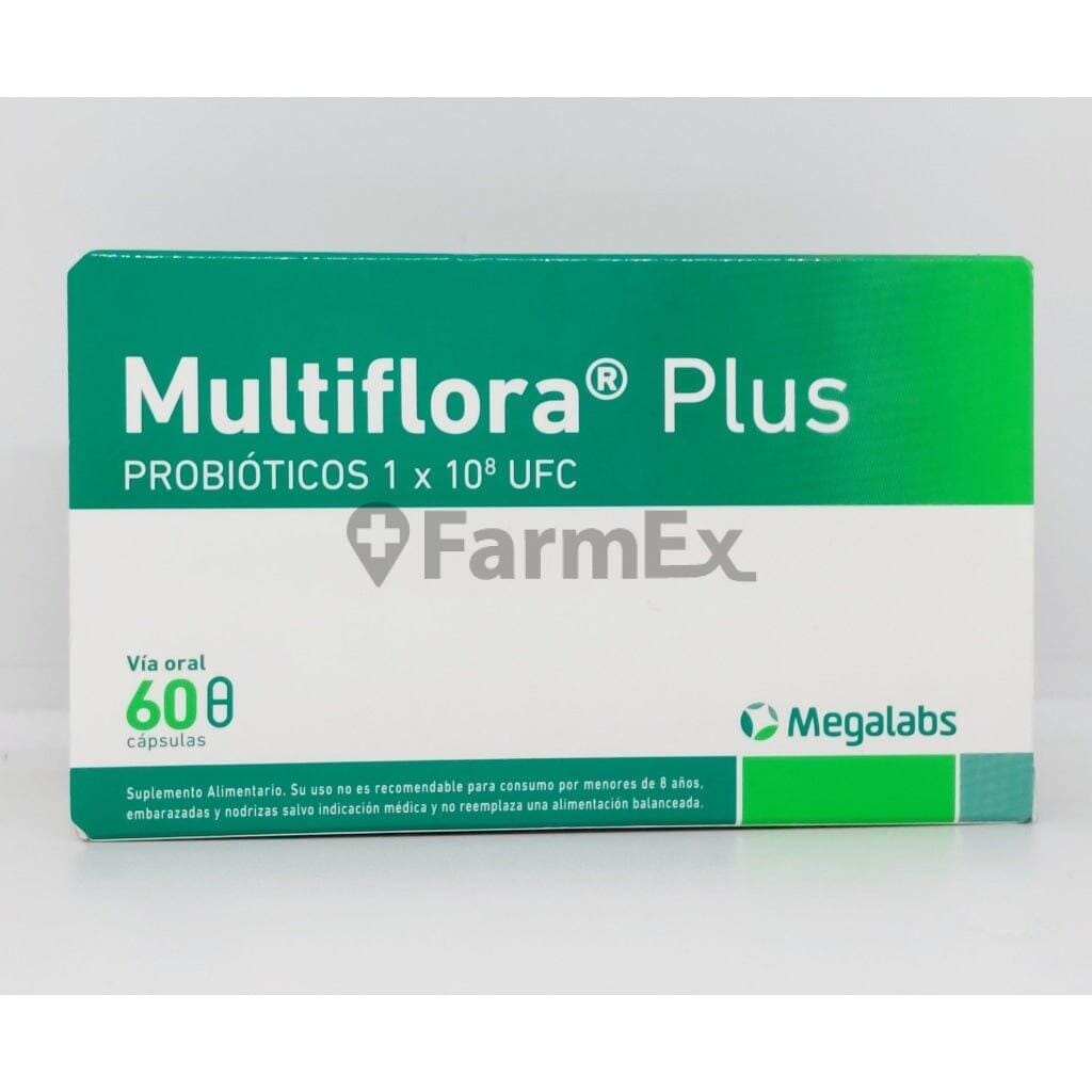 Multiflora plus x 60 cápsulas Farmex-Pluxee-Persistente