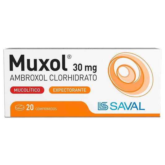 Muxol 30 mg x 20 comprimidos Farmex-Pluxee-Persistente