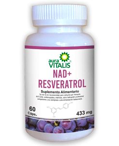 Nad + Resveratrol x 60 Cápsulas AURA VITALIS