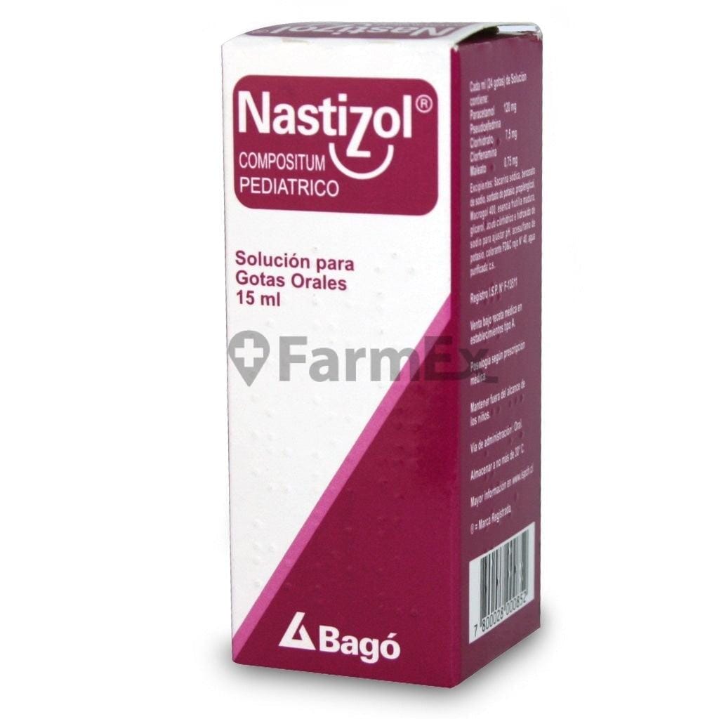Nastizol Compositum Pediátrico Gotas x 15 mL Farmex-Pluxee-Persistente