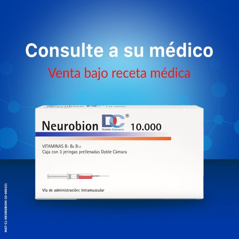 Neurobión DC Solución inyectable 3 jeringas Farmex-VidaTres-Persistente