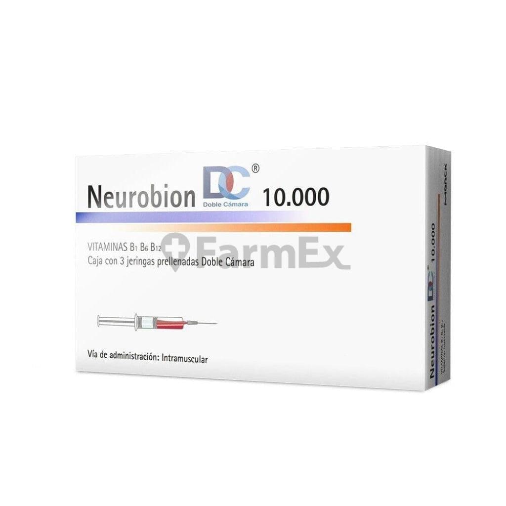 Neurobionta DC 10.000 x 3 Jeringas Farmex-Fonasa-Persistente