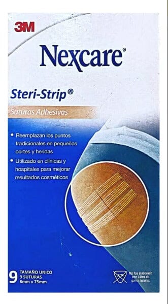 Nexcare Steri-Strip Suturas adhesivas x 9 unidades 3M