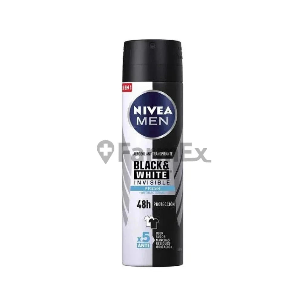 Nivea Men "Black & White Invisible Fresh" 48h x 150 mL Farmex-Fonasa-Persistente