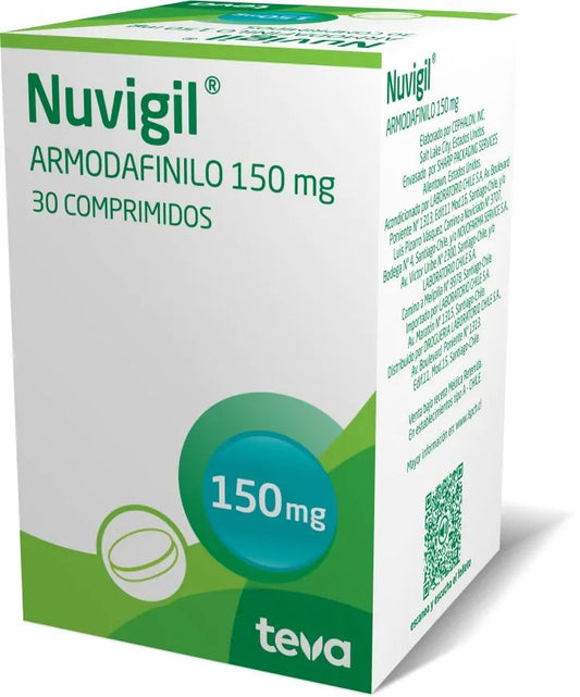Nuvigil 150 mg x 30 Comprimidos LAB CHILE