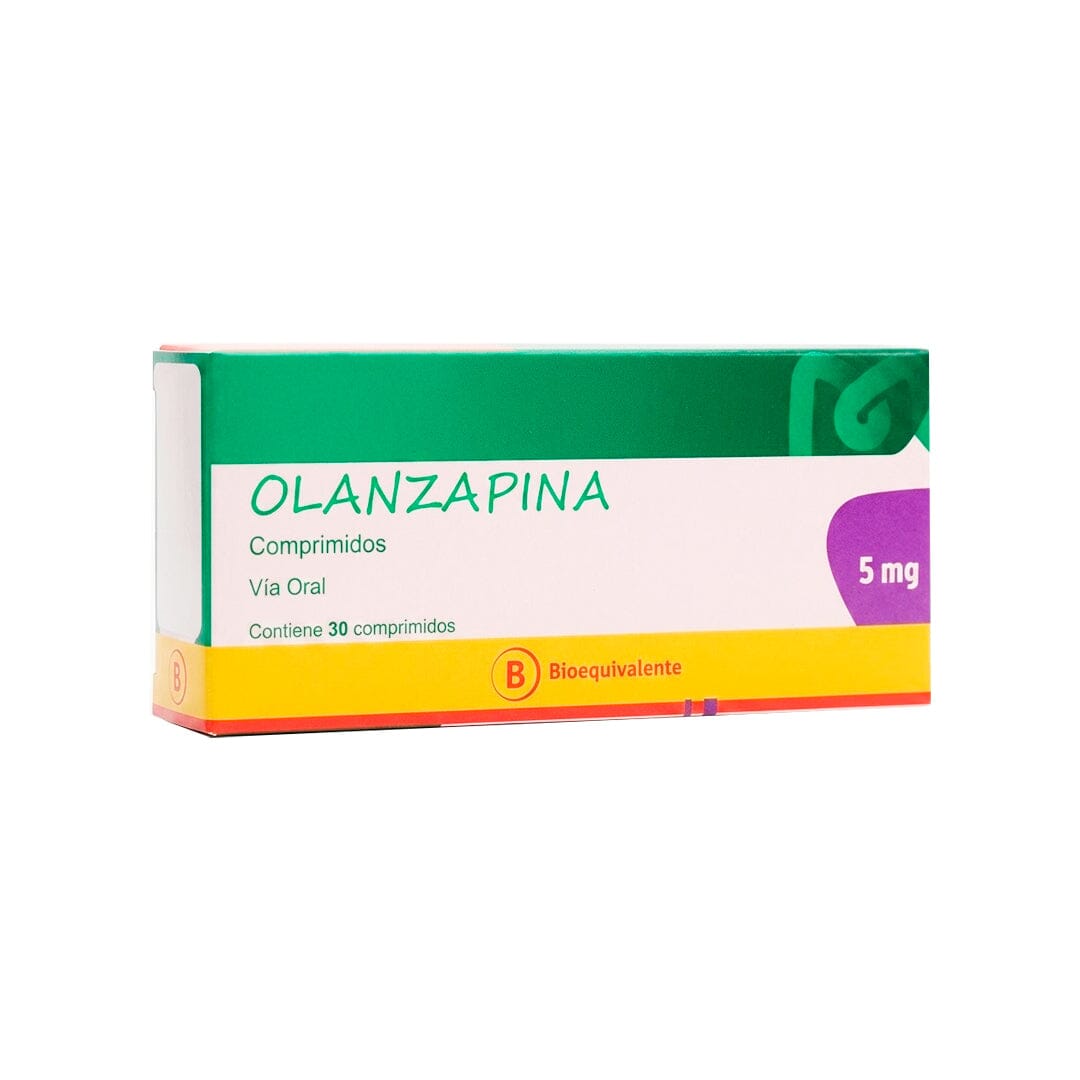 Olanzapina 5 mg x 30 comprimidos.