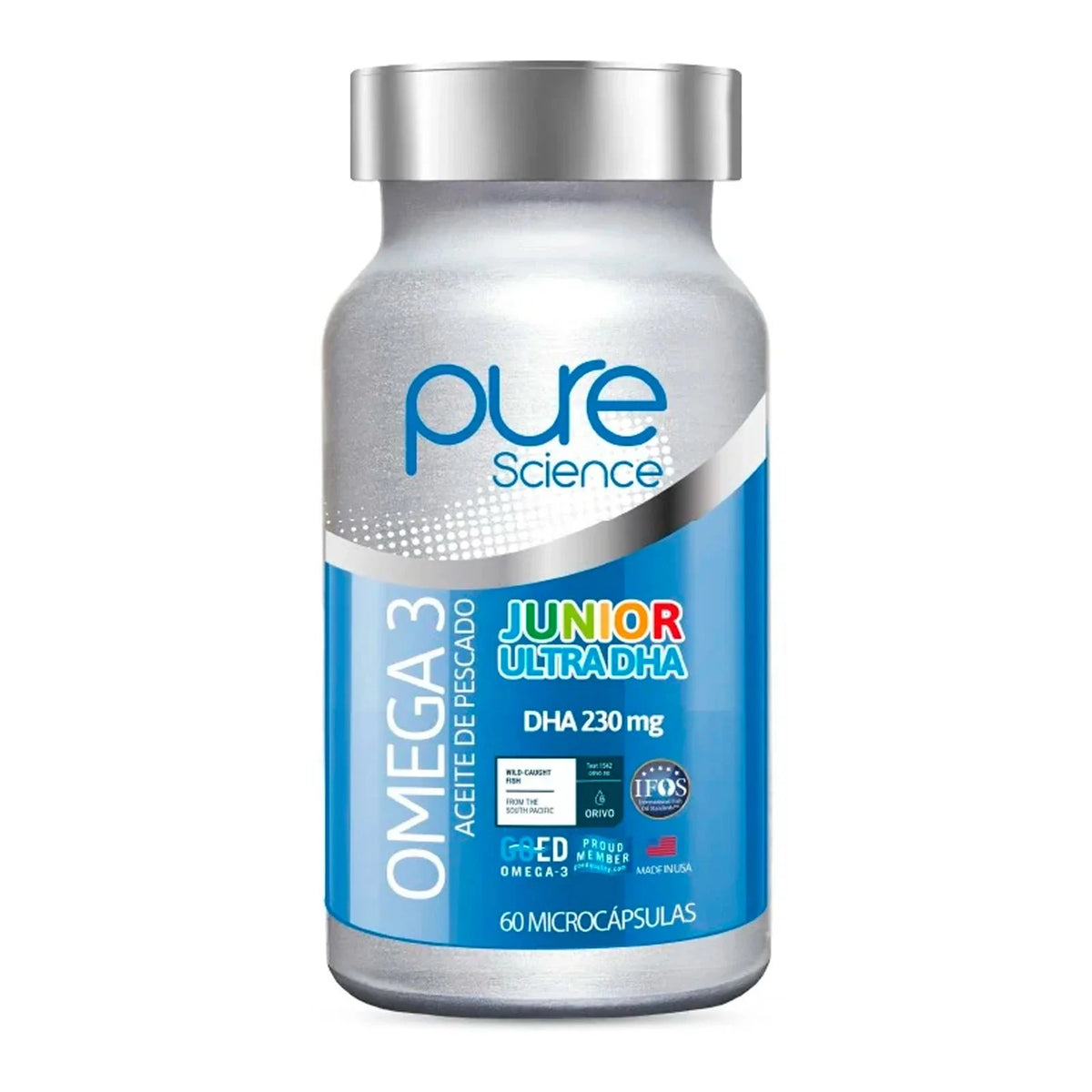 Omega 3 Ultra Pure Junior 230 DHA X 60 micro cápsulas Newscience