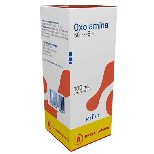 Oxolamina jarabe adulto 50 mg / 5 mL x 100 mL MINTLAB