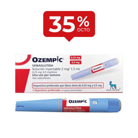 Ozempic Solución Inyectable 2 mg / 1,5 mL x 1 dispositivo Novo Nordisk
