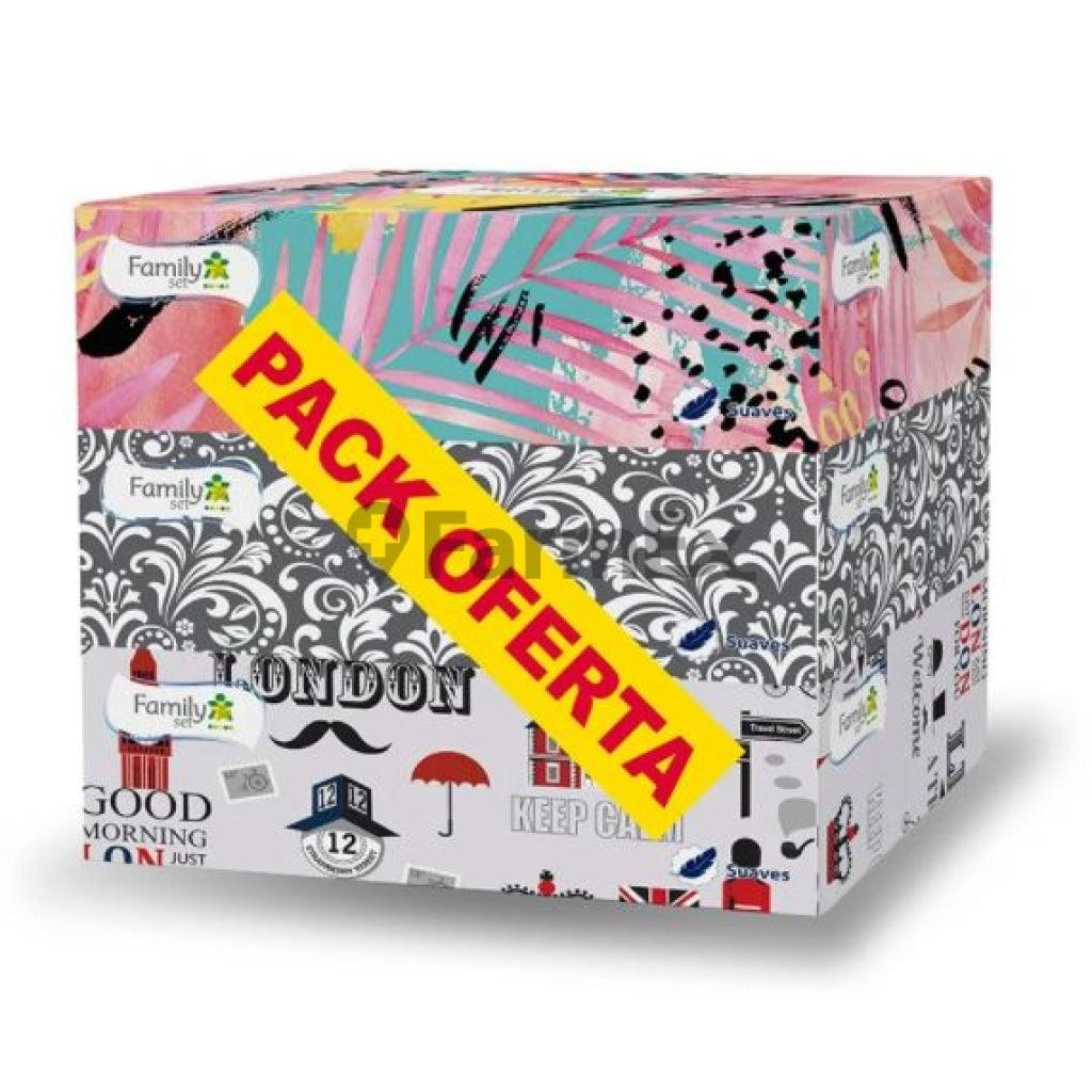 Pack Pañuelos Desechables "Doble Hoja" x 3 cajas (Family Set).