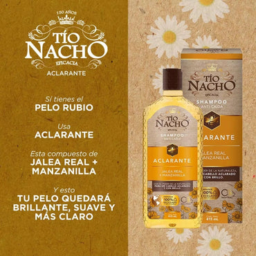 Pack Tio Nacho Aclarante "Shampoo + Acondicionador" X 415mL GENOMMA LAB