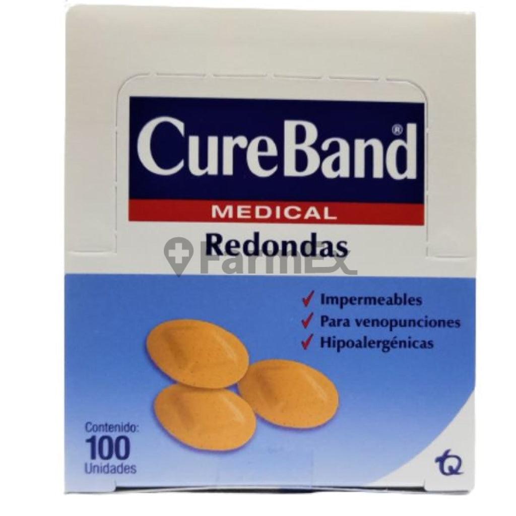 Parche curita Redondo x 100 unidades.