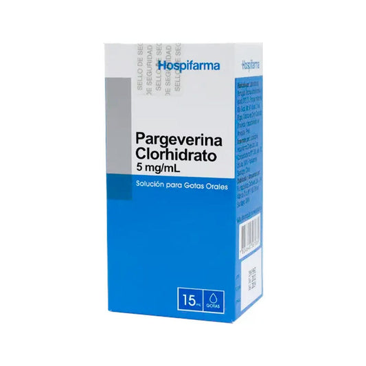 Pargeverina Clorhidrato 5mg/ml 15ml.