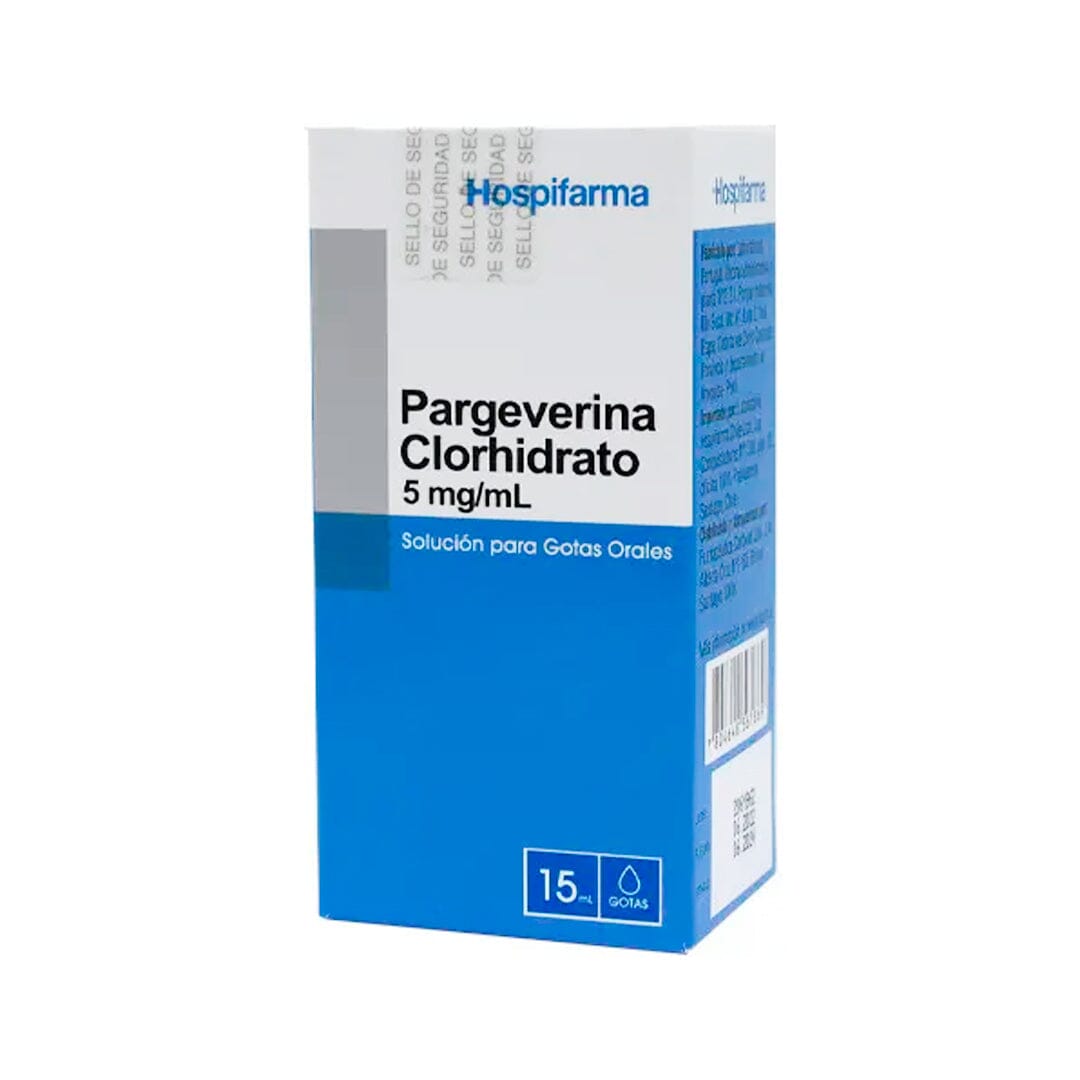Pargeverina Clorhidrato 5mg/ml 15ml.