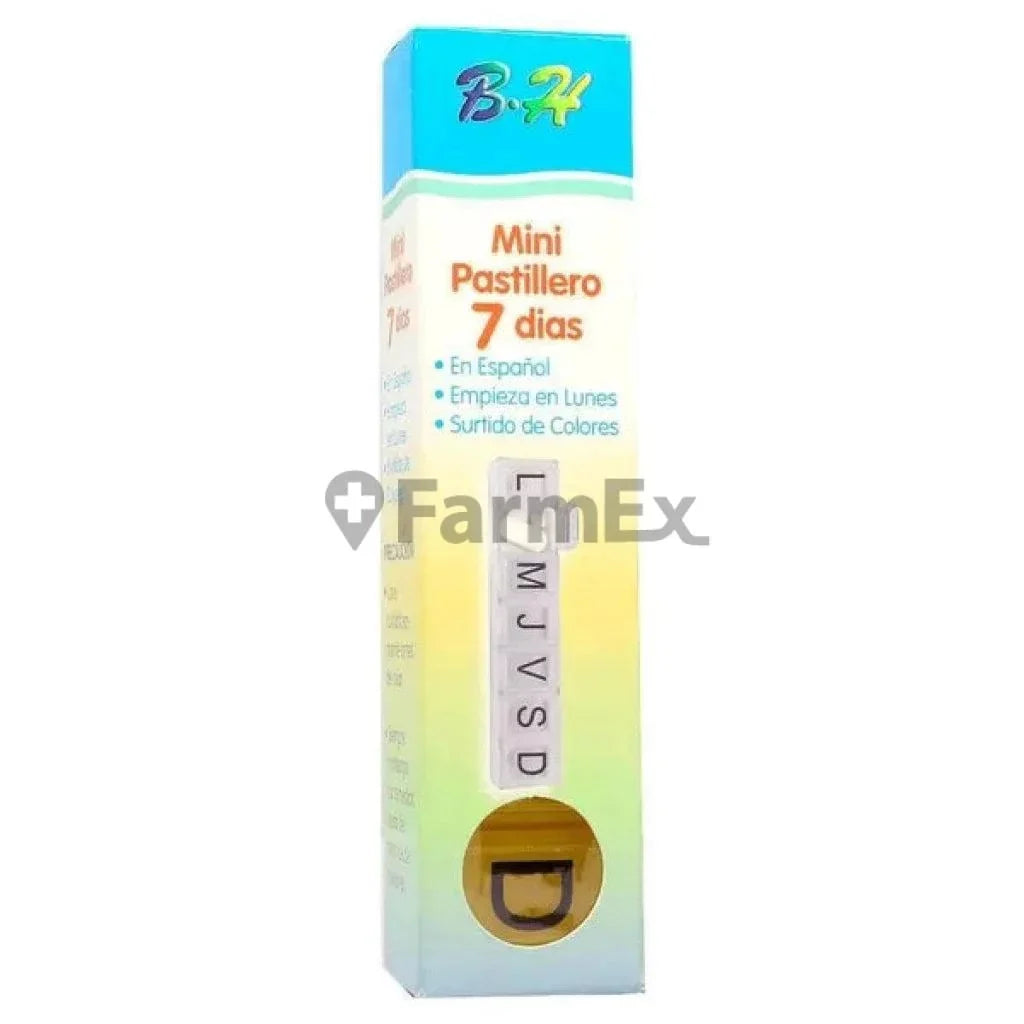 Pastillero "Mini Pastillero" 7 dias x 1 unidad.