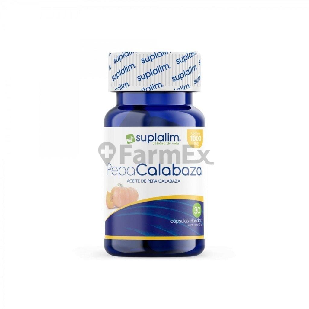 Pepa de Calabaza 1000 mg x 30 comprimidos Farmex-MiaHealth-Persistente