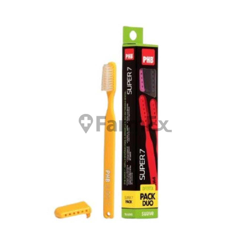 PHB Super 7 cepillo dental x 2 unidades Farmex-Fonasa-Persistente
