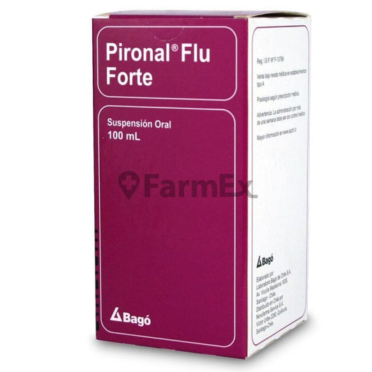 Pironal Flu Forte Jarabe x 100 mL Farmex-VidaTres-Persistente