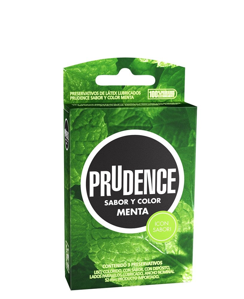 Preservativo Prudence "Sabor y Color Menta" x 3 unidades DKT