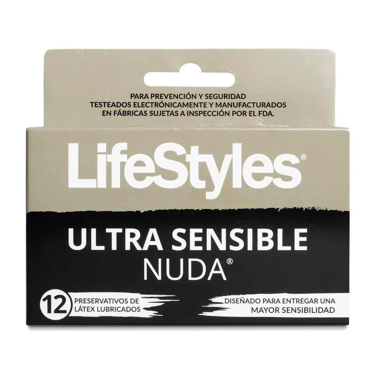 Preservativos LifeStyles Nuda Ultra Sensible x 12 unidades Farmex-HelpVidaActiva-Persistente