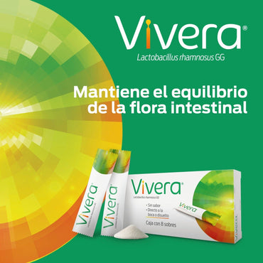 Probiotico Vivera Sobres 8 Unidades Farmex-BanMedica-Persistente