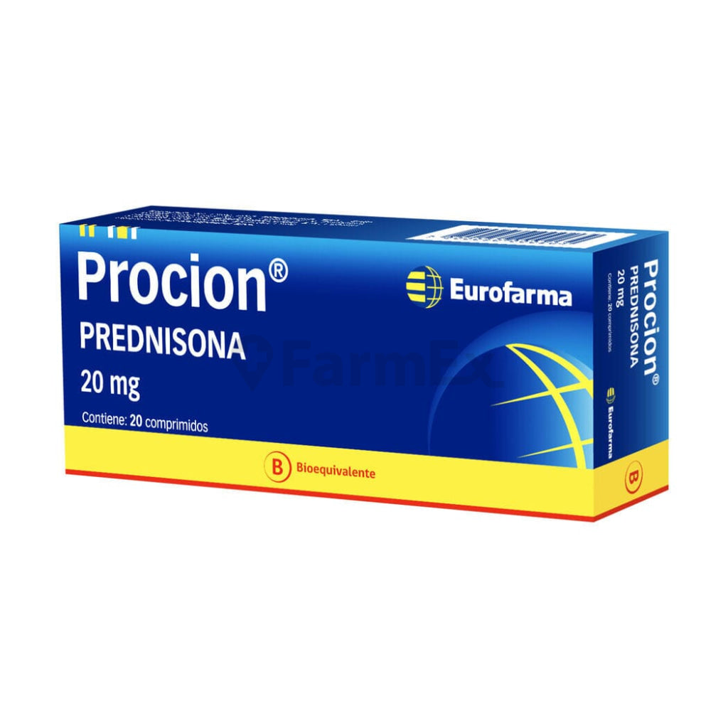 Procion 20 mg x 20 comprimidos.