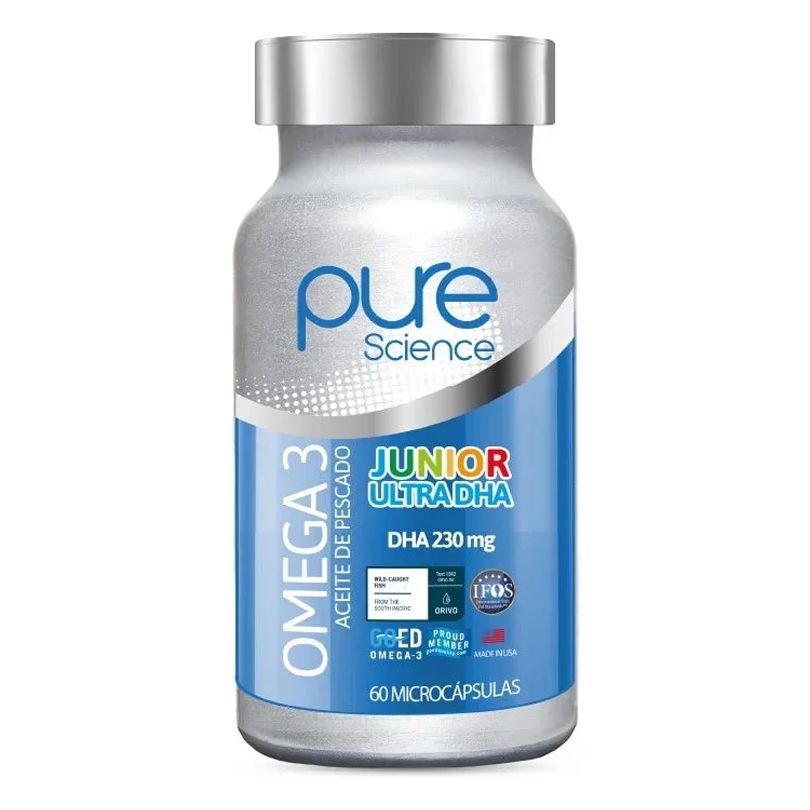 Pure Science "JUNIOR" ULTRA DHA x 60 cápsulas Newscience