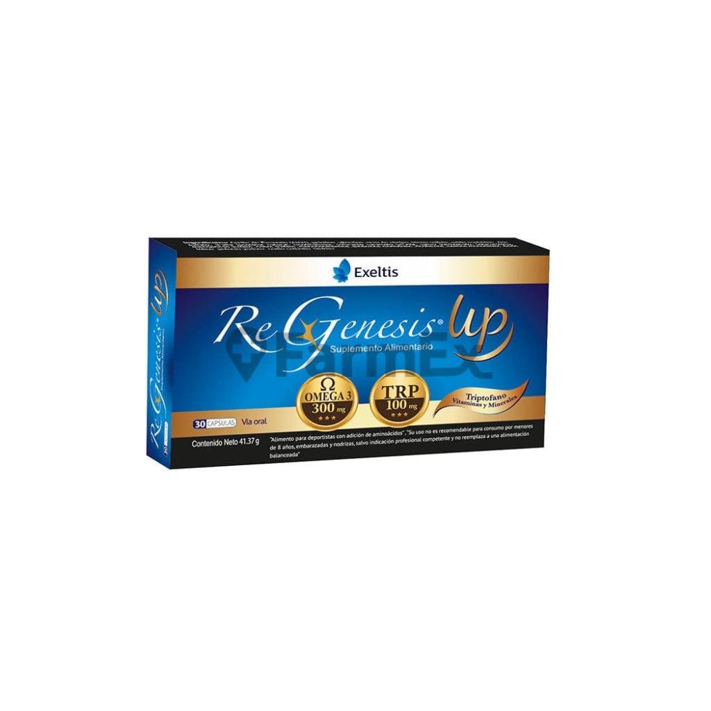 Regenesis Up x 30 cápsulas. Farmex-Yapp-Programa-Boleta